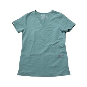 Figs Casma Three-Pocket Scrub Top JADE XXS